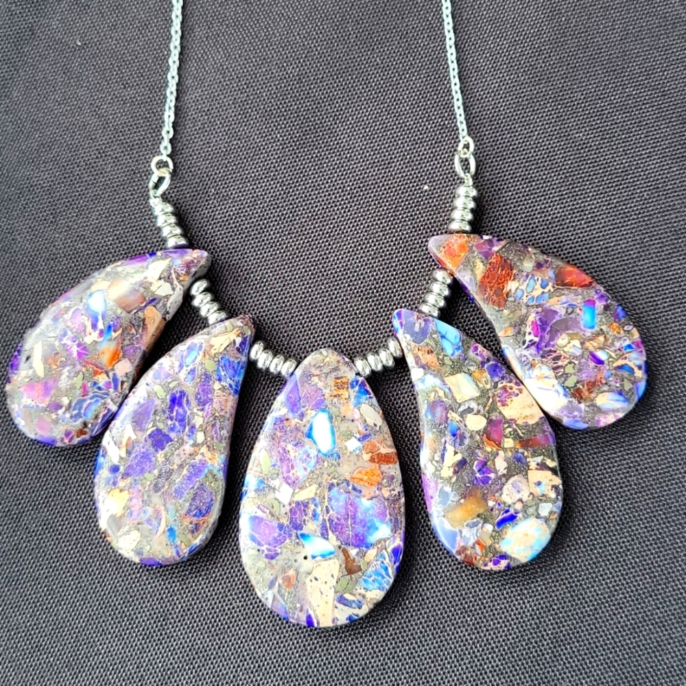 Impression Jasper Necklace